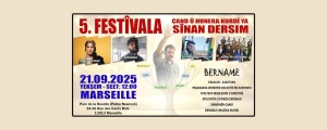 Sinan Dersim Kültür Festivali 21 Eylül’de