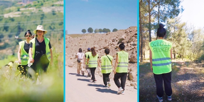 “Kadınların Ayak İzi” yürüyüşü