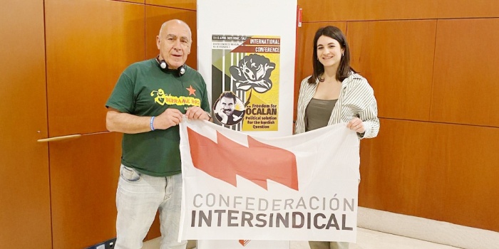 İntersendikal Konfederasyon, Öcalan'a özgürlük