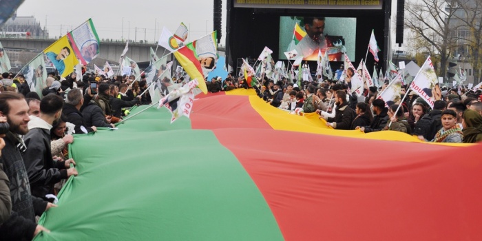 Kürt Halk Önderi Abdullah Öcalan özgürlük yürüyüşü, Köln / foto:Arşiv