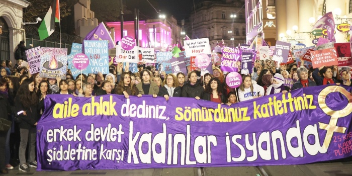 25 Kasım eylemleri/İstanbul, Foto:Erdoğan ALAYUMAT