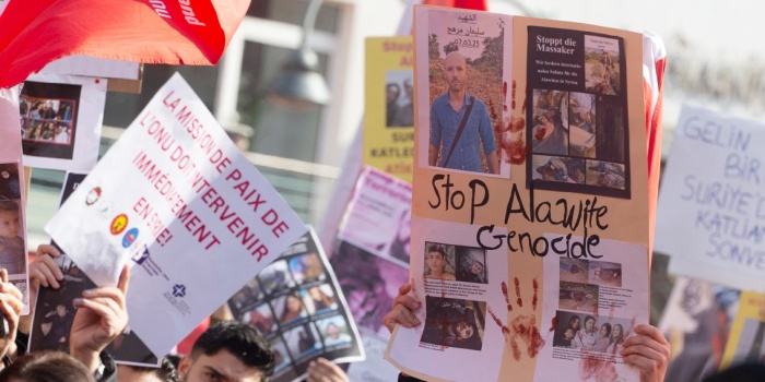 Alevi soykırımı protesto/ foto:AFP