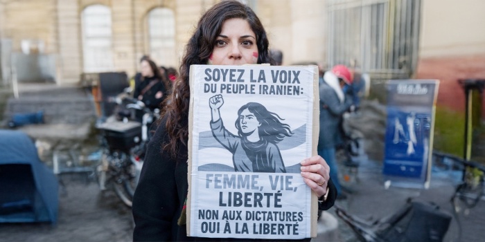 İran kadın eylemleri /foot:AFP