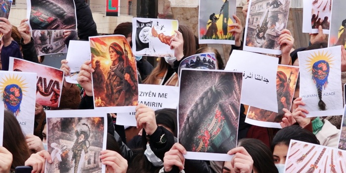 Saç örme eylemi, Qamişlo